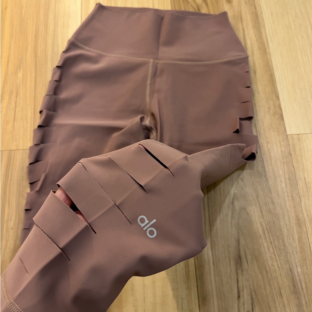 Alo leggings with side cutouts